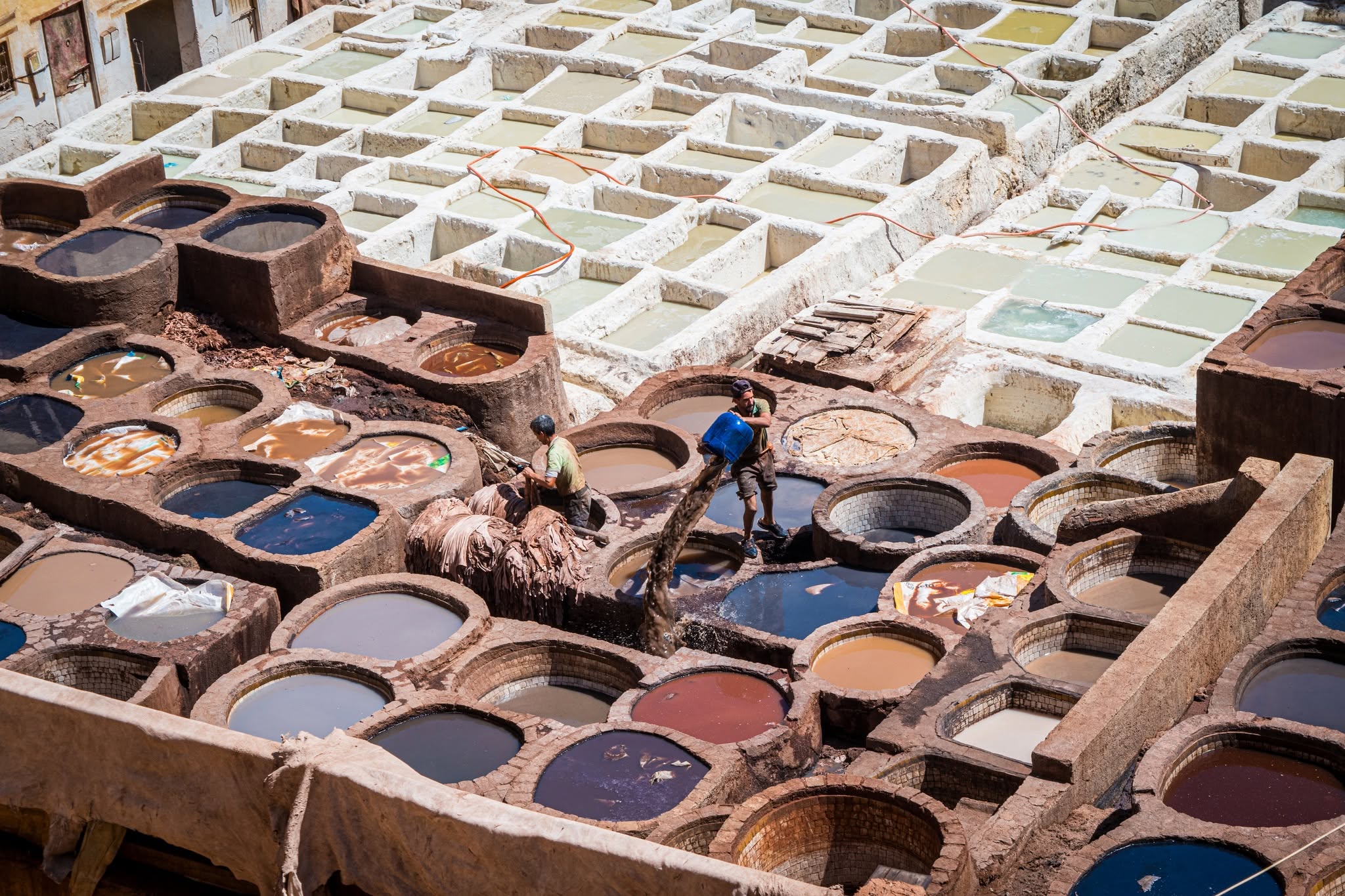Fes el Bali medina and tanneries